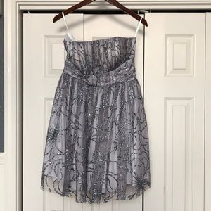 Strapless shirt prom/winterball dress